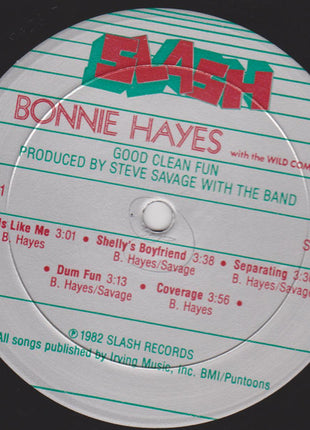 Bonnie Hayes With The Wild Combo : Good Clean Fun (LP, Album)