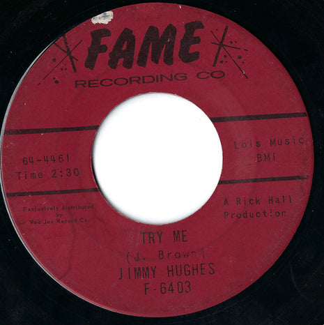 Jimmy Hughes : Try Me / Lovely Ladies (7")