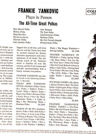 Frank Yankovic : The All Time Great Polkas (LP)