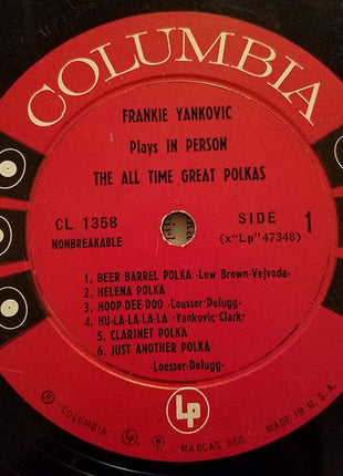 Frank Yankovic : The All Time Great Polkas (LP)