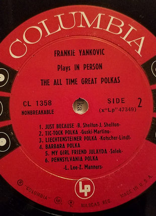 Frank Yankovic : The All Time Great Polkas (LP)