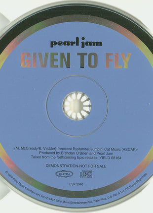 Pearl Jam : Given To Fly (CD, Promo, Dig)