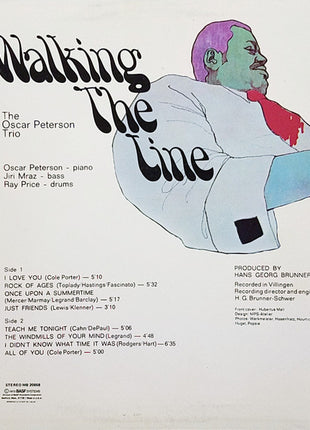 The Oscar Peterson Trio : Walking The Line (LP, Album, RE)