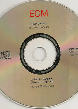 Keith Jarrett : The Köln Concert (CD, Album, RE)