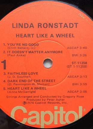 Linda Ronstadt : Heart Like A Wheel (LP, Album, Win)