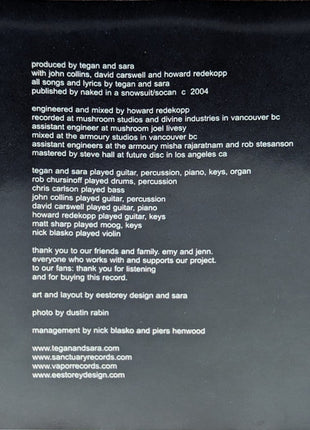 Tegan and Sara : So Jealous (CD, Album, Club, Enh, RE, BMG)