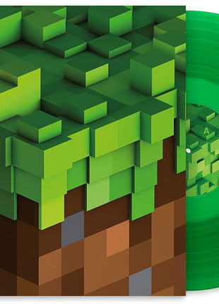 the album cover for C418 - Minecraft Volume Alpha (Transparent Green Vinyl)