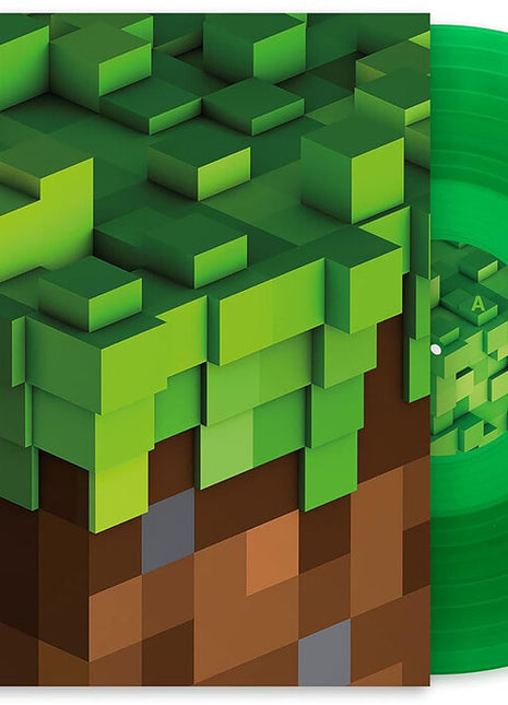the album cover for C418 - Minecraft Volume Alpha (Transparent Green Vinyl)