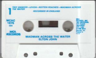 Elton John : Madman Across The Water (Cass, Album, RE, Blu)