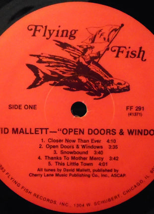 David Mallett : Open Doors And Windows (LP, Album)