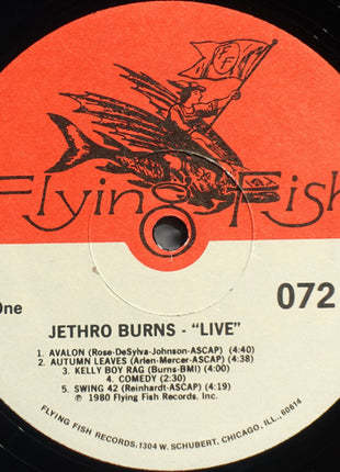 Jethro Burns : Live (LP, Album)