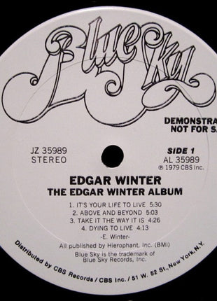 Edgar Winter : The Edgar Winter Album (LP, Album, Promo)