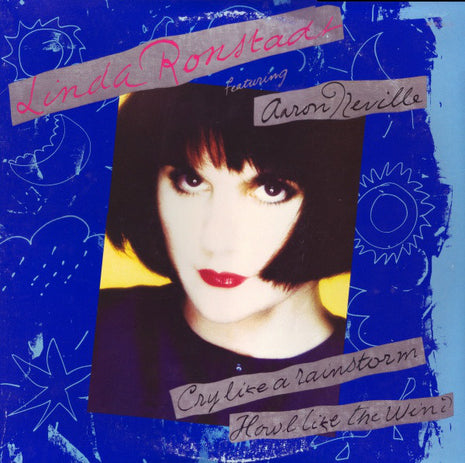 Linda Ronstadt Featuring Aaron Neville : Cry Like A Rainstorm - Howl Like The Wind (LP, Album)