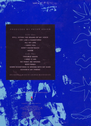 Linda Ronstadt Featuring Aaron Neville : Cry Like A Rainstorm - Howl Like The Wind (LP, Album)