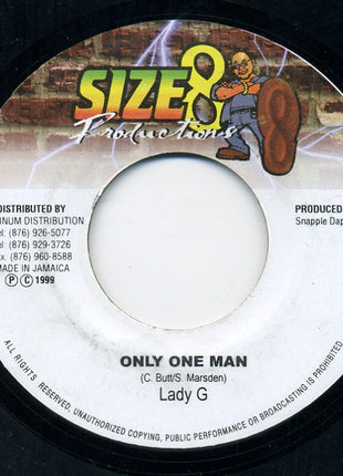 Lady G : Only One Man (7", Single)