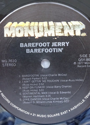 Barefoot Jerry : Barefootin' (LP, Album, Ter)