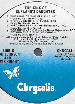 Bob Johnson & Pete Knight* : The King Of Elfland's Daughter (LP, Album)