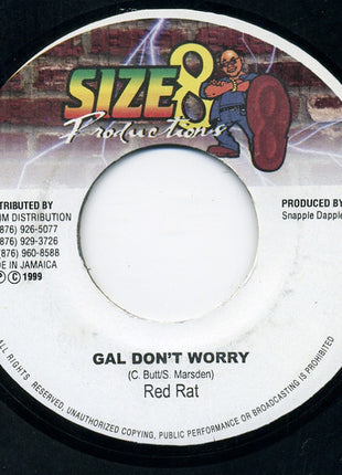 Red Rat : Gal Don't Worry (7", Single)