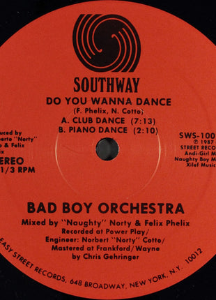 Bad Boy Orchestra : Do You Wanna Dance (12")