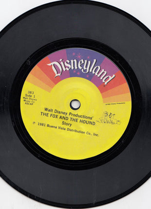 Unknown Artist : Walt Disney Productions' The Fox And The Hound (7", 24 )