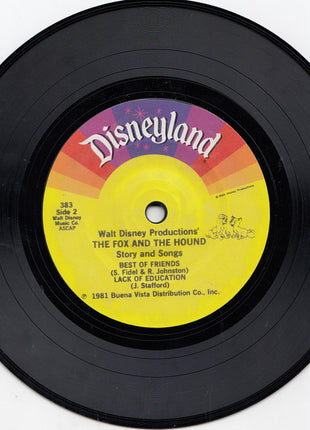 Unknown Artist : Walt Disney Productions' The Fox And The Hound (7", 24 )