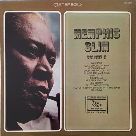 Memphis Slim : Memphis Slim - Volume II (LP, Comp, RE)