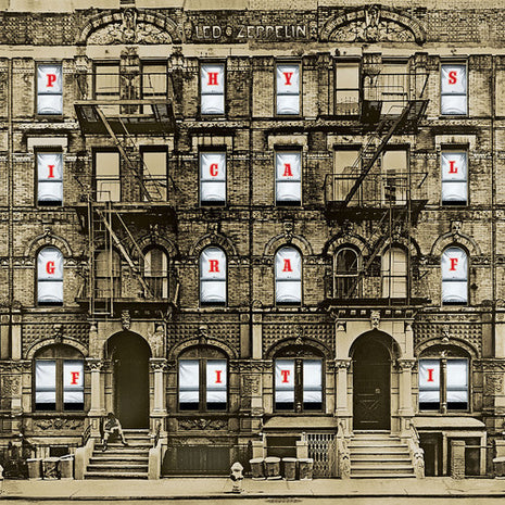 the album cover for Led Zeppelin - Physical Graffiti: Remastered Original Album [2CD]