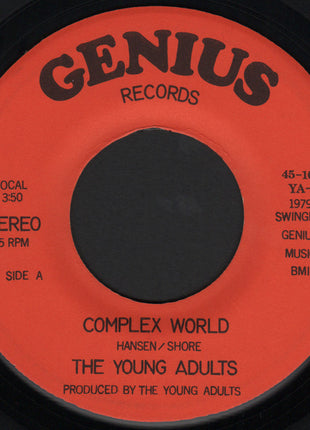 The Young Adults : Complex World / Beer (7", Single)