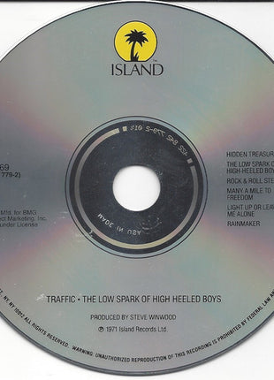 Traffic : The Low Spark Of High Heeled Boys (CD, Album, Club, RE, BMG)