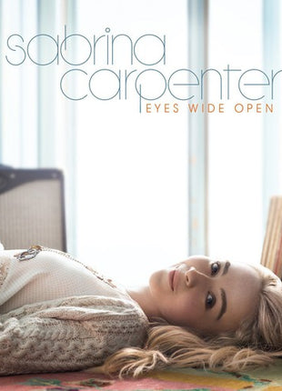 the album cover for Sabrina Carpenter - Eyes Wide Open