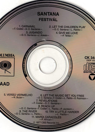 Santana : Festival (CD, Album, RE)