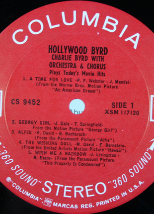 Charlie Byrd : Hollywood Byrd (LP, Album)