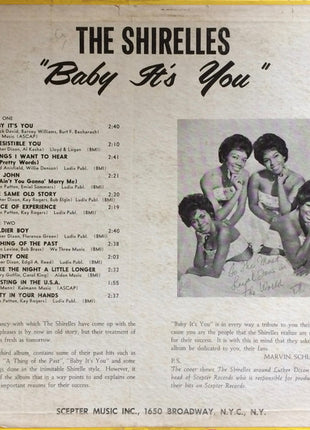 The Shirelles : Baby It's You (LP, Album)