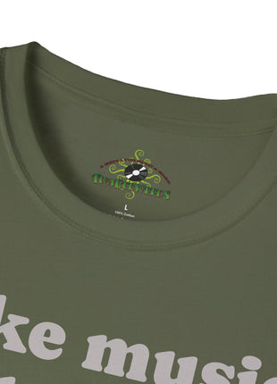 I like music and maybe 3 people T-Shirt | Funny Introvert Tee, Music Lover Shirt