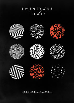 the album cover for Twenty One Pilots - Blurryface