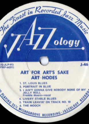 Art Hodes : Art For Art's Sake The Dixie Piano Of Art Hodes With Trio And Orchestra (LP, Album, Mono)