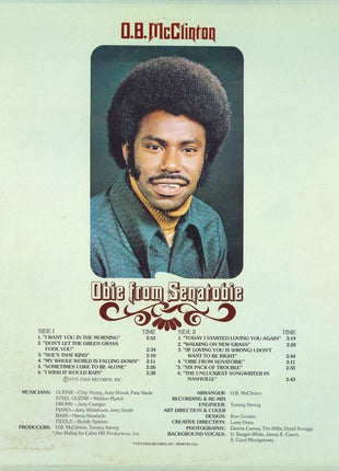 Obie McClinton : Obie From Senatobie (LP, Album, Son)