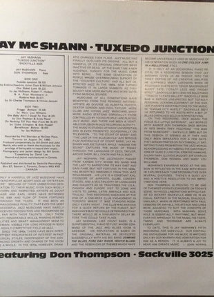 Jay McShann Featuring Don Thompson (2) : Tuxedo Junction (LP, Album)