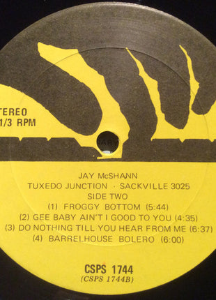 Jay McShann Featuring Don Thompson (2) : Tuxedo Junction (LP, Album)