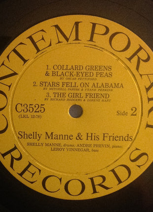 Shelly Manne & His Friends : Shelly Manne & His Friends Vol. 1 (LP, Album, Mono, Hol)