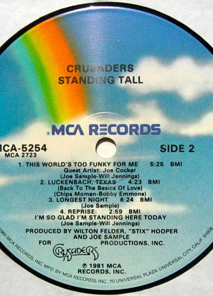 The Crusaders : Standing Tall (LP, Album, Glo)