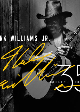 the album cover for Hank Williams Jr. - 35 Biggest Hits