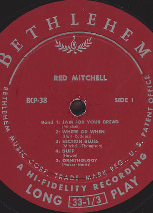 Red Mitchell : Red Mitchell (LP, Album, Mono)