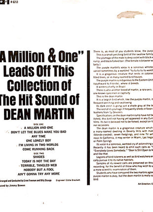 Dean Martin : The Hit Sound Of Dean Martin (LP, Album, Mono)