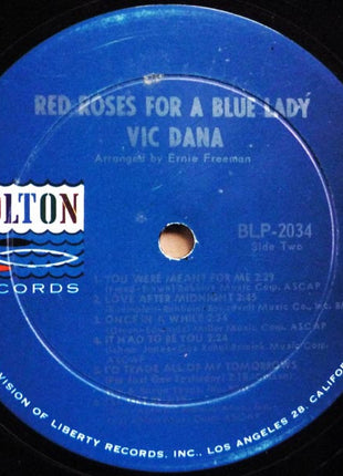 Vic Dana : Red Roses For A Blue Lady (LP, Album, Mono)