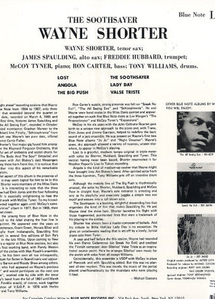 Wayne Shorter : The Soothsayer (LP, Album, RE, Sco)
