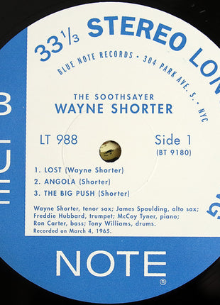 Wayne Shorter : The Soothsayer (LP, Album, RE, Sco)