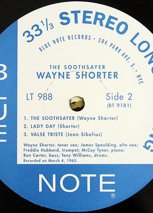 Wayne Shorter : The Soothsayer (LP, Album, RE, Sco)
