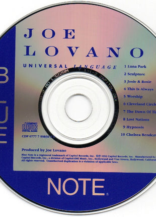 Joe Lovano : Universal Language (CD, Album)