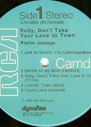 Waylon Jennings : Ruby, Don't Take Your Love To Town (LP, Album, Comp, Tur)